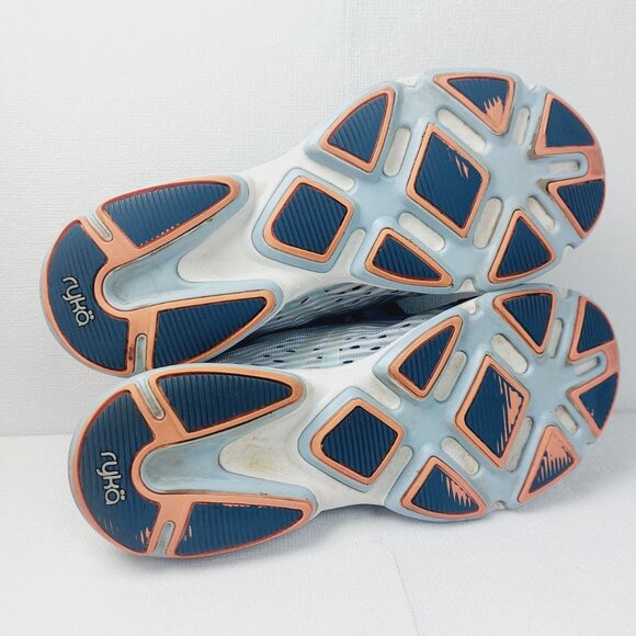 Ryka Women's Navy Devotion Plus 3 Lace-Up Low Top Walking Sneakers Size 9W - Picture 9 of 13